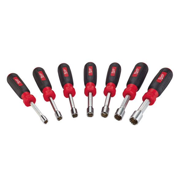 MILWAUKEE 48-22-2507 7 PC Magnetic HollowCore SAE Nut Driver Set - Image 2