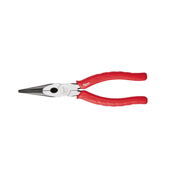 MILWAUKEE 48-22-6101 8" Comfort Grip Long Nose Pliers - Image 2