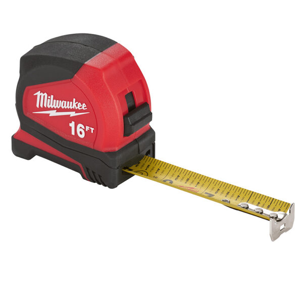 MILWAUKEE 48-22-6616 16' Compact Tape Measure - Image 3