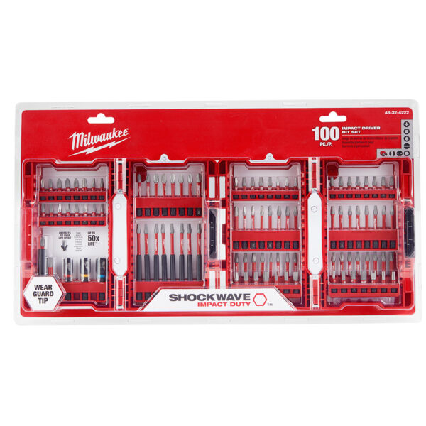 MILWAUKEE 48-32-4222 100PC Shockwave Impact Set