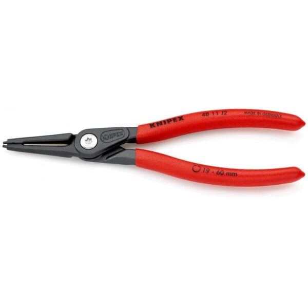 KNIPEX 48 11 J2 SBA Precision Circlp "Snap-Ring" Pliers-Internal Straight 7-1/4"