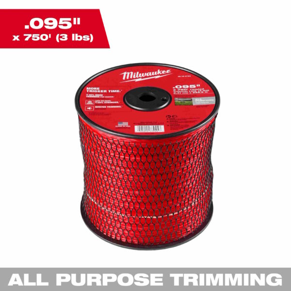 MILWAUKEE 49-16-2783 0.095 in. x 750 ft. Twisted Trimmer Line Spool