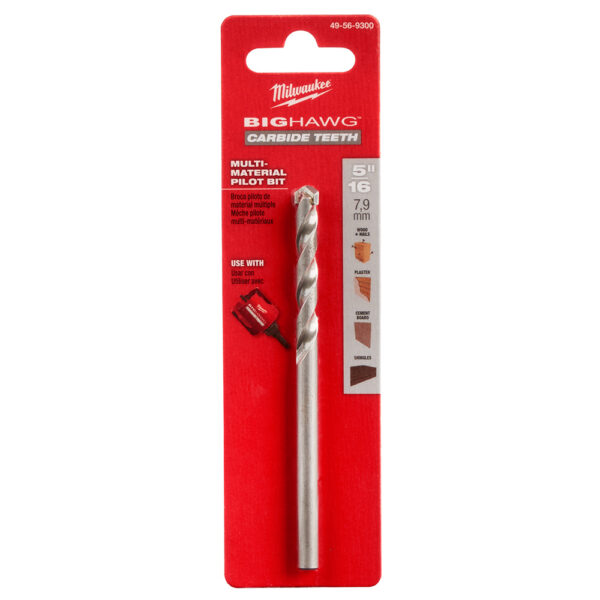 MILWAUKEE 49-56-9300 Carbide Big Hawg Pilot Bit