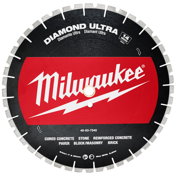 MILWAUKEE 49-93-7540 14" Diamond High Speed Segmented