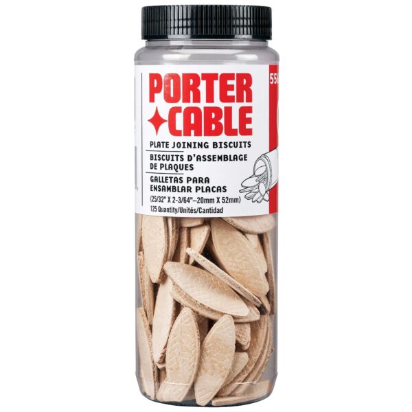 PORTER-CABLE 5561 Plate Joining Biscuits SIZE 10 125/PKG