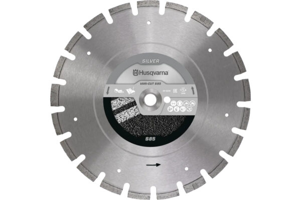 HUSQVARNA 579817720 Diamond Blade 14" Silver S85 VARI-CUT (Asphalt)