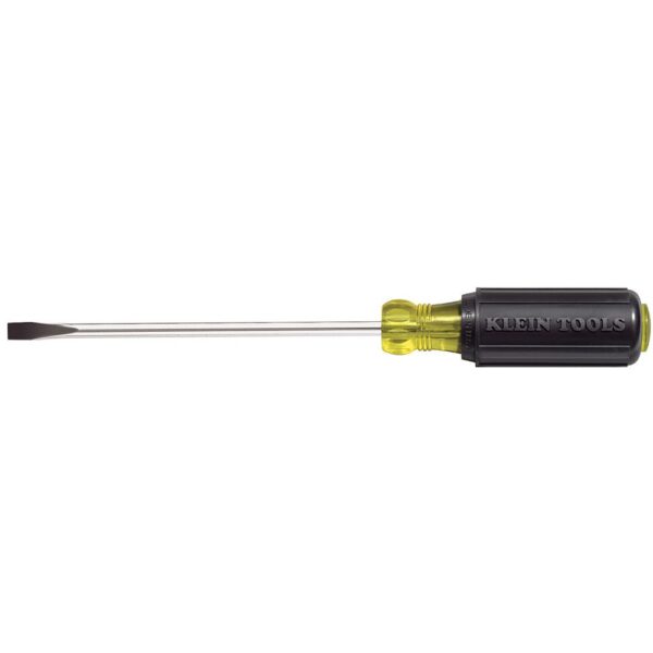 KLEIN 605-4 1/4-Inch Cabinet Tip Screwdriver 4-Inch Shank