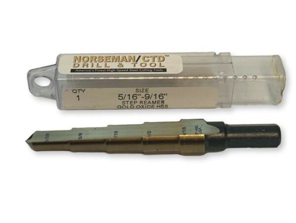 NORSEMAN 83710 5/16"-9/16" Step Reamer Bit