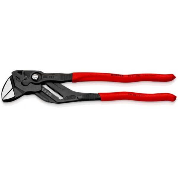 KNIPEX 86 01 300 Pliers Wrench Black Ultra Thin w/Adjustment Scale 12"2-1/2"