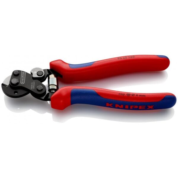 KNIPEX 95 62 160 SBA Wire Rope Cutters W/Opening Lock & Spring 6"