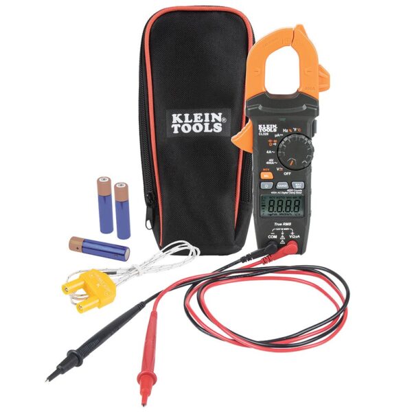 KLEIN CL320 HVAC Digital Clamp Meter AC Auto-Ranging 400 Amp