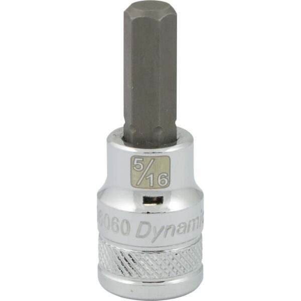 DYNAMIC TOOLS D006060 3/8" Drive 5/16" Hex Bit Socket