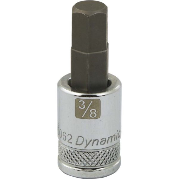 DYNAMIC TOOLS D006062 3/8" Drive 3/8" Hex Bit Socket