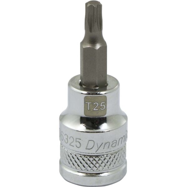 DYNAMIC TOOLS D006325 3/8" Drive Bit Socket 25 Torx