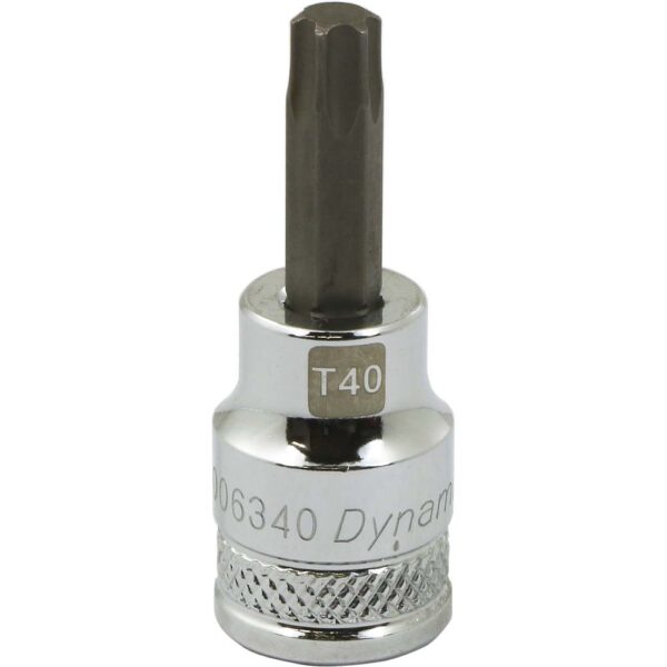 DYNAMIC TOOLS D006340 3/8" Drive Bit Socket 40 Torx