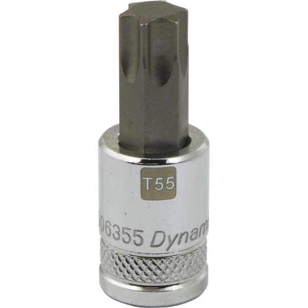 DYNAMIC TOOLS D006355 3/8" Drive Bit Socket 55 Torx