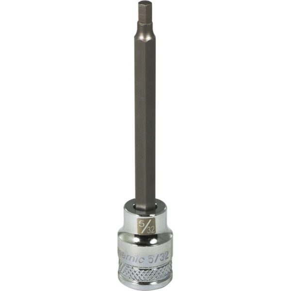 DYNAMIC TOOLS D006453 3/8" Drive 5/32" Hex Bit Socket Long