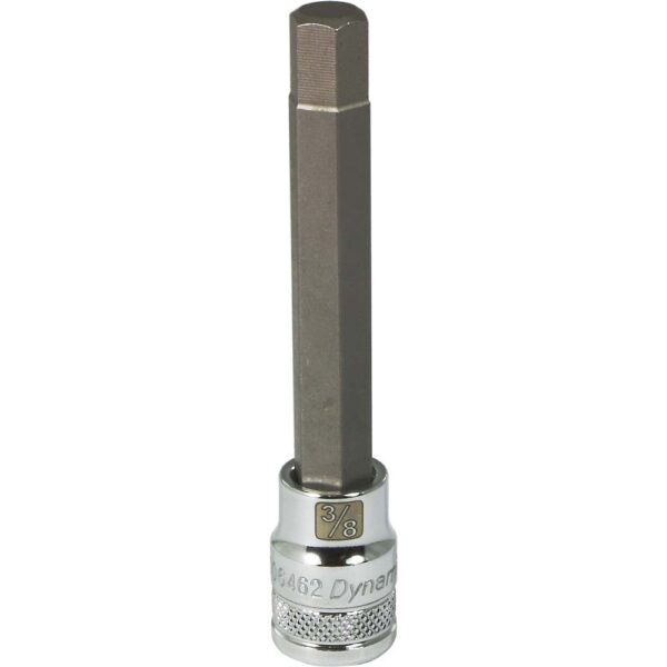 DYNAMIC TOOLS D006462 3/8" Drive 3/8" Hex Bit Socket Long - Image 2