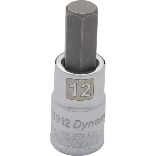 DYNAMIC TOOLS D013012 1/2" Drive 12mm Hex Bit Socket