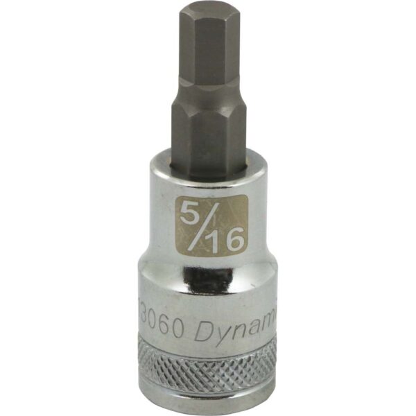 DYNAMIC TOOLS D013060 1/2" Drive 5/16" Hex Bit Socket