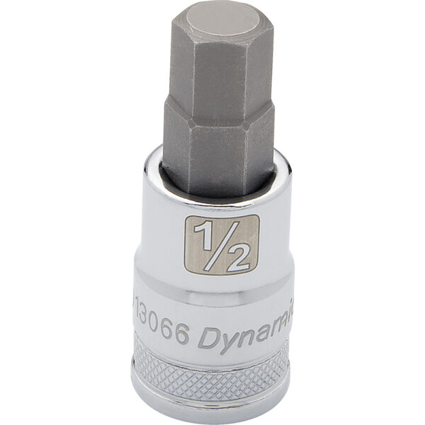 DYNAMIC TOOLS D013066 - 1/2" Drive 1/2" Hex Bit Socket