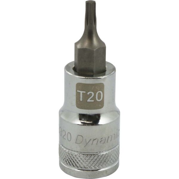 DYNAMIC TOOLS D013320 1/2" Drive Bit Socket 20 Torx