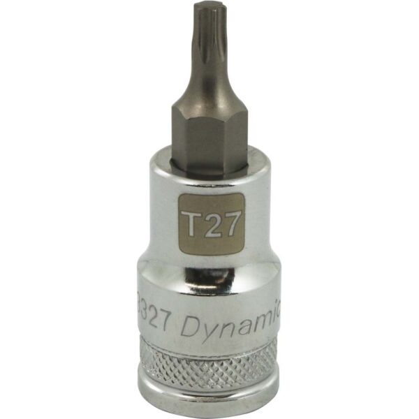 DYNAMIC TOOLS D013327 1/2" Drive Bit Socket 27 Torx