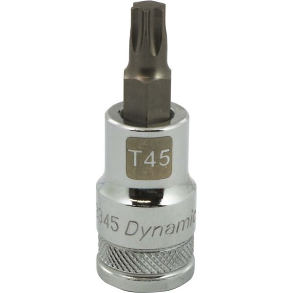 DYNAMIC TOOLS D013345 1/2" Drive Bit Socket 45 Torx