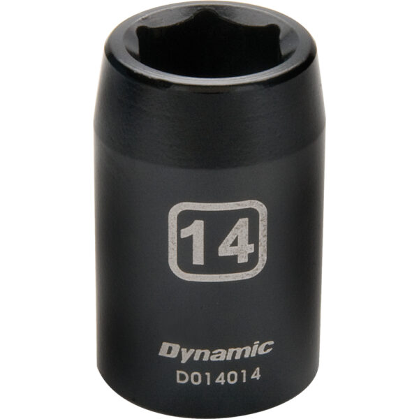 DYNAMIC TOOLS D014014 1/2" Drive 6Pt 14mm Impact Socket