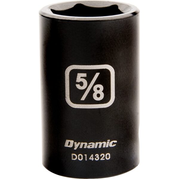 DYNAMIC TOOLS D014320 1/2" Drive 6Pt 5/8" Impact Socket