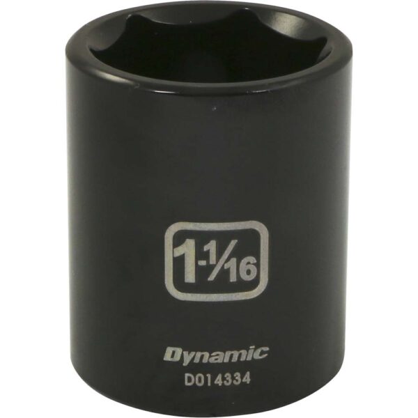 DYNAMIC TOOLS D014334 1/2" Drive 6Pt 1-1/16" Impact Socket