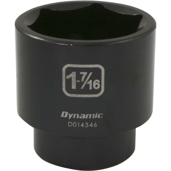 DYNAMIC TOOLS D014346 1/2" Drive 6Pt 1-7/16" Impact Socket