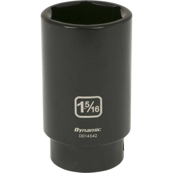 DYNAMIC TOOLS D014542 1/2" Drive 6Pt 1-5/16" Deep Impact Socket