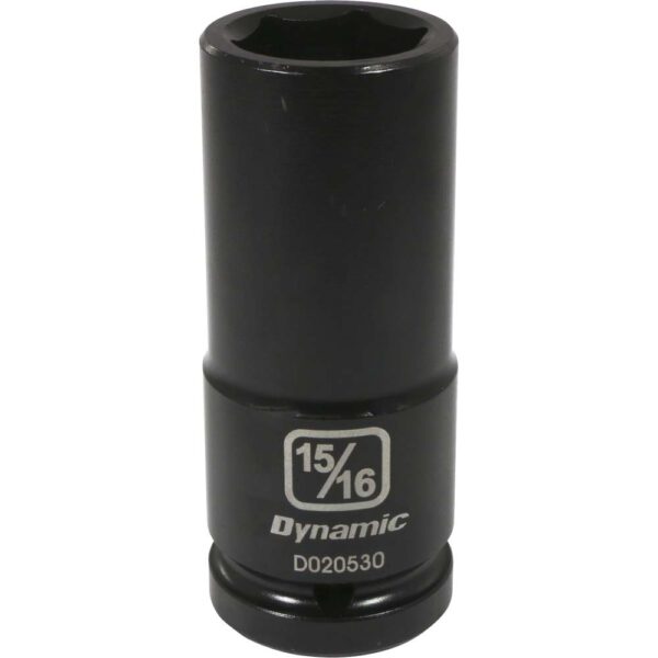 DYNAMIC TOOLS D020530 3/4" Drive 6Pt 15/16" Deep Impact Socket