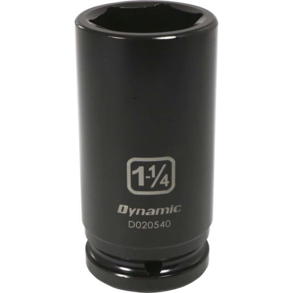 DYNAMIC TOOLS D020540 3/4" Drive 6Pt 1-1/4" Deep Impact Socket