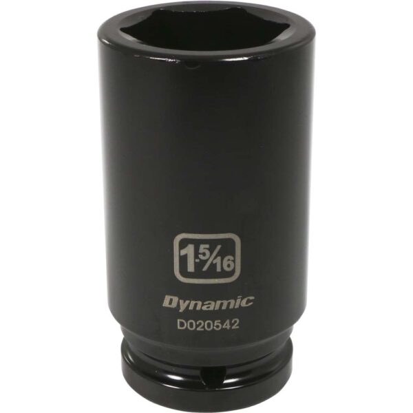 DYNAMIC TOOLS D020542 3/4" Drive 6Pt 1-15/16" Deep Impact Socket