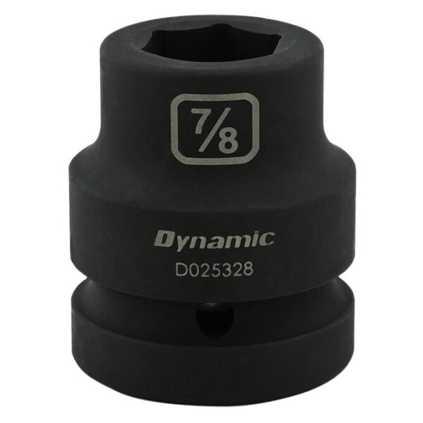 DYNAMIC TOOLS D025328 1" Drive 6Pt 7/8" Standard Impact Socket