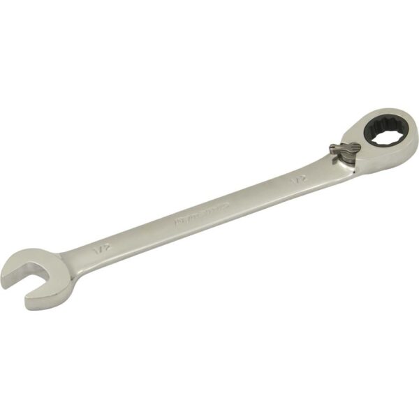 DYNAMIC TOOLS D076016 1/2" Reversible Combination Ratcheting Wrench