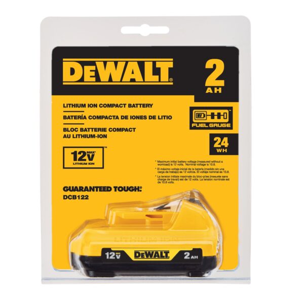 DEWALT DCB122 12V MAX 2.0Ah Battery