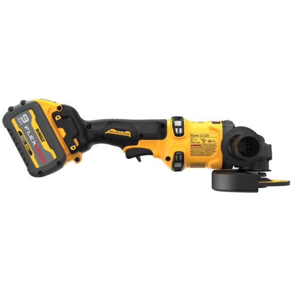 DEWALT DCG418X1 Flexvolt 60V Brushless 4-1/2" - 6" Grinder Kit w/1 Battery