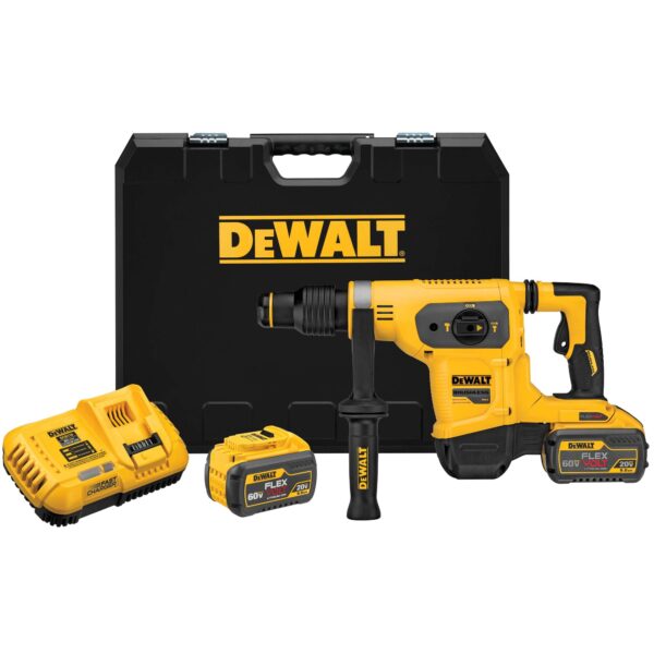 DEWALT DCH481X2 Flexvolt 60V MAX 1-9/16" SDS MAX Rotary Hammer Kit