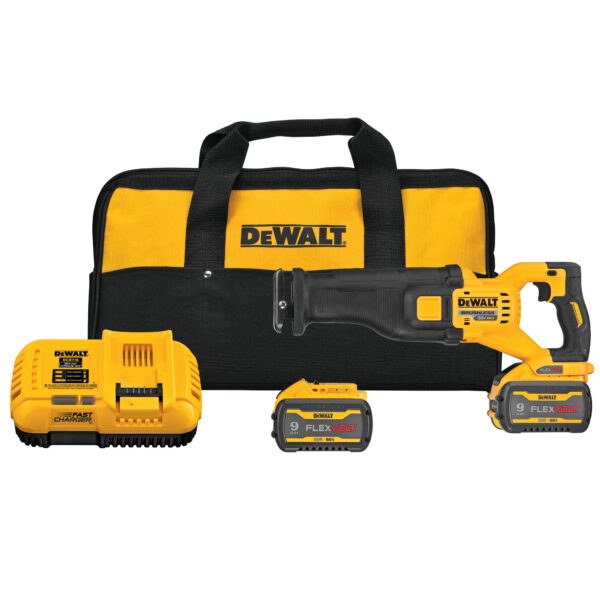 DEWALT DCS389X2 Flexvolt 60V Brushless Reciprocating Saw Kit w/2 Batteries