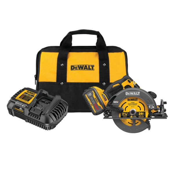 DEWALT DCS578X1 Flexvolt 60V Brushless 7-1/4" Circular Saw Kit