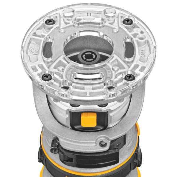 DEWALT DNP613 Compact Router Clear Sub Base (Accepts Template Guides) - Image 2