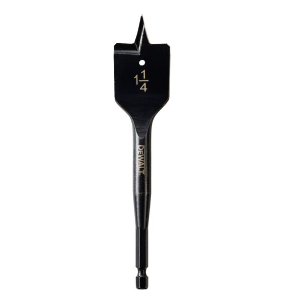 DEWALT DW1584 1-1/4" x 6" Spade Bit, 1/4" Hex Shank