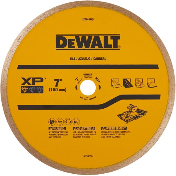 DEWALT DW4760 7" Ceramic Tile Blade