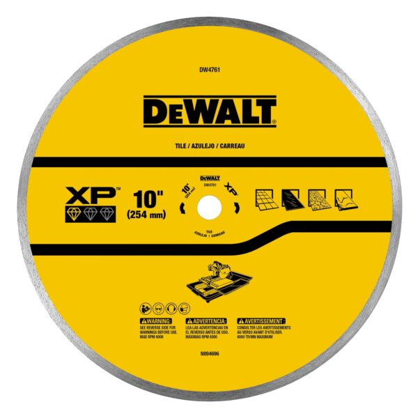 DEWALT DW4761 10" Ceramic Tile Blade