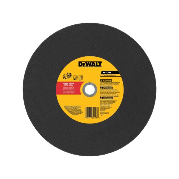 DEWALT DW8021 14" x 5/32" x 20mm Abrasive Cutting Wheel