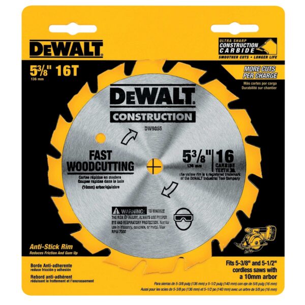 DEWALT DW9055 5-3/8" Circ Saw Blade