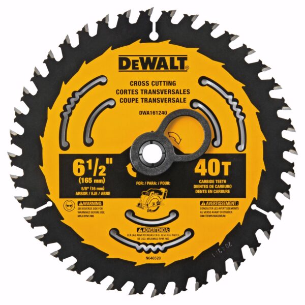 DEWALT DWA161240 6 1/2" 40T Circular Saw